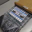 Live Animal Trap Cage with Cover and Gloves, Heavy Duty Folding Animal Traps Cage for Stray Cats, Humane Cat Trap for Raccoon, Squirrel, Skunk, Catch and Release - (32 x 10 x 12 inches)
