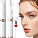 Heated Eyelash Curler - 2-in-1 Clip-Type Design, 3 Temperature Modes, USB Rechargeable Electric Eyelash Curler, Natural Curling 24H Long-Lasting Curl, Gift for Women & Girls, White