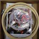 QCCTPUU 4 Sets Christmas Embroidery Kits, Beginner Embroidery Kit for Adults, Cross Stitch Kits for Beginners with Hand Embroidery Tools (Instructions, Needles, Threads