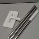 Snap Grip Mini Mop, 2026 Upgraded Disposable Dust Mop, Zero Touch Mini Mops, Convenient Cloth Changing Mops for Kitchen Counter, Foldable 100cm Adjustable Long Handle Mopping Stick (1*mop+5*Cloth)