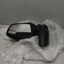 Dasbecan 3Pins Passenger Right Side Mirror Assembly Compatible with 2013-2016 Ford Escape S With Power Adjustment Glass/Manual Folding/Blindspot Mirror Matte Black Cover Replace# FO1321434