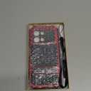 Lunivop for Motorola Moto G 2025/2026/ Moto G Play 2026 Case 6.7 Inch Metal Heavy Duty Phone Case Built-in Screen Protector Full Body Protective Dust Proof Military - Grade Rugged Red