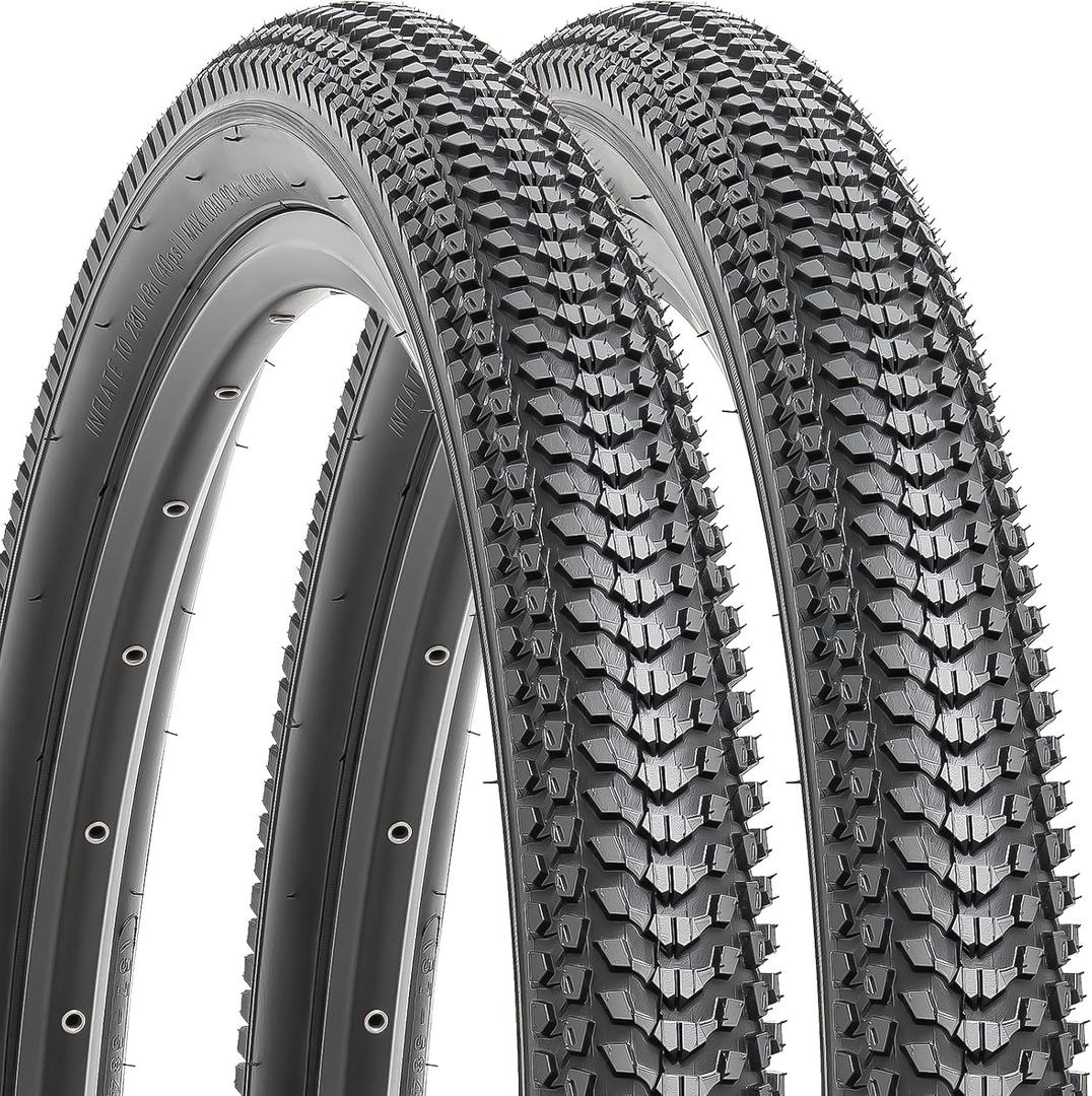 YUNSCM 2-PCS 26" Bike Tires 26x2.10/54-559 Compatible with Gravel Bike 26 x 2.1 26 * 2.10 Cruiser Bicycle Tires