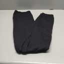 Hanes Women's Sweatpants, EcoSmart Fleece Joggers, Pocketless Cinched Leg Sweatpants for Women, 30" (Ebony)