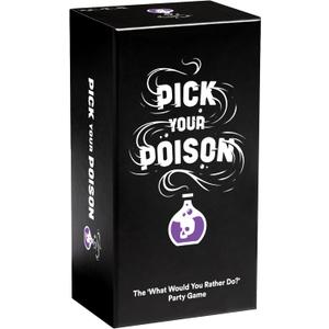 Pick Your Poison Party Game - The “What Would You Rather Do?” Family Card Game - for Kids, Tweens, Teens, College Students, Adults and Families, at Fun Parties and Board Games Night with Your Group