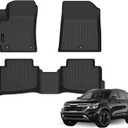 Auxko All Weather Floor Mats for Kia Seltos 2024 2025 2026 TPE Liners All Season Accessories Guard Odorless Anti-Slip Floor Liners for Kia Seltos 2024 2025 2026