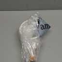 DEAYOU Enamel Milk Pot, 0.6 Quart Mini Butter Warmer Saucepan with Insulated Wooden Handle and Dual Pour Spout, Nonstick Small Soup Pot for Stove Top, Home, Kitchen, Cooking, Heating, Boiling, 18 Oz