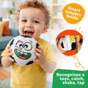 Move2Play, Hilariously Interactive Toy with Music & Sound Effects for Boy & Girl | Ball for Toddler & Baby | 6, 12, 18+ Months | 1, 2, 3+ Year Old
