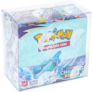Platinum Protectors Protector Case for Pokemon Booster Box Clear Plastic Display – UV & Scratch-Resistant (20 pack)