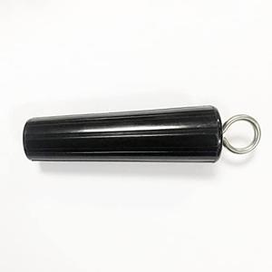 GRILLJOB Premium Insulated Grill Rotisserie Spit Rod Handle with Ring, Thread Size M8, Fits: 5/16" 8mm Square Spit Rod