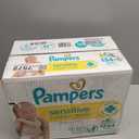 Pampers Sensitive Baby Wipes, Clinically Proven, Fragrance Free, Unscented, Water Based, Hypoallergenic, Multi-Use, 1344 Wipes Total