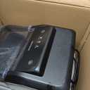 Nugget Ice Maker Countertop, 35lbs/24H Sonic & Chewable Pellet Ice, Quiet Operation, Self-Cleaning Anti-Scale System, Portable Crushed Ice Machine, Premium Stainless Steel, Ice Scoop (Black)