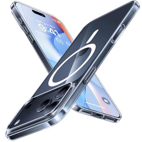 TORRAS Magnetic Slim-Fit for iPhone 17 PRO MAX Case, Ultra-Thin 17 ProMax Phone Case Compatible with MagSafe, Light Anti-Scratch Matte Hard PC Bayer 6.9 inch OriginFit, Clear