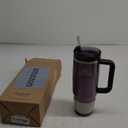 STANLEY Quencher H2.0 Tumbler with Handle and Straw 30 oz | Flowstate 3-Position Lid | Cup Holder Compatible for Travel | Insulated Stainless Steel Cup | BPA-Free | Fluted Wisteria Shine