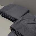 Bedsure Queen Sheet Set - 4 Pieces Soft Queen Size Sheets - Breathable & Cooling - Hotel Luxury - Easy Care Polyester Microfiber Bedding for Women, Men, Dark Grey