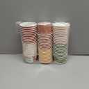 SULOLI Christmas Treat Snack Cups, 60 Pcs Xmas Paper Ice Cream Cups Santa Snowman Disposable Snack Bowls for Christmas Party Supplies Decorations(3OZ/100ML)