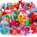 72 Pack Mini Stuffed Animals, Small Stuffed Animals Bulk, Claw Machine Carnival Prizes, Kindergarten Graduation Gifts, Plush Toys for Classroom Treasure Box, Party Favors for Kid