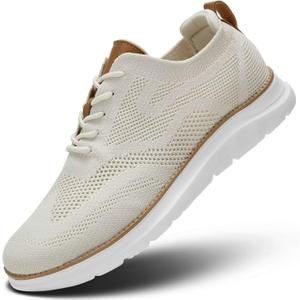 Mens Casual Dress Oxfords Shoes Fashion Mesh Work Business Walking Sneakers Comfortable Lightweight Soft Sole