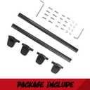 DBXB-RV Roof Rack Crossbars Compatible with Honda CR-V 2023 2024 2025 Heavy Duty 300lb FullAluminum Black Matte.