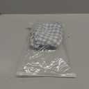 13" x 72" Plaid Gingham Ruffle Table Runner, Dusty Blue Cotton Checkered Table Runner for Farmhouse, Party, Kitchen Decor