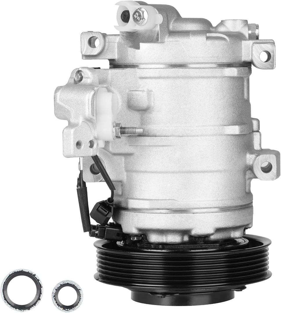 A/C Air Conditioner Compressor with Clutch Fit for Chevrolet HHR 2.2L/2.4L 2007-2011, for Cobalt 2.2L 2006-2010, for Saturn Ion 2.2L/2.4L 2006-2007, for Pontiac G5 2.2L 2007-2010