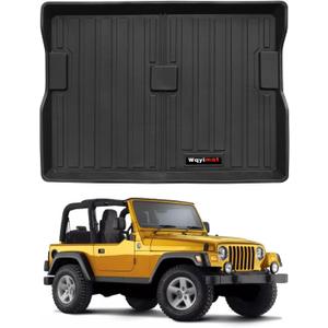 Custom All Weather TPE Trunk Liner Cargo Mats for 1976-1986 Jeep CJ-7; 1987-1995 Wrangler YJ; 1997-2006 Jeep Wrangler TJ/LJ Accessories