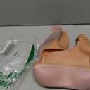 Silicone Bibs for Babies Toddler Set of 3, BPA Free, Soft Adjustable Waterproof Bibs for Feeding Essentials (Pink)