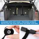 Bike Rack Straps Replacement Compatible with Saris Trunk Mount Bike Racks Compatible with Bones, Bones EX, Guardian Soft Rubber Bumpers Accessories Protect Hatchback & SUV