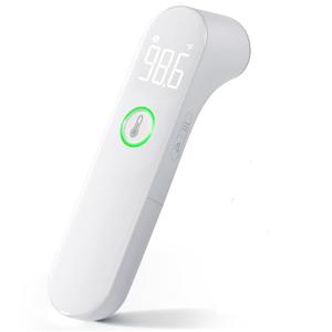 Thermometer for Adults and Kids, Fast Accurate Baby Thermometer, Fever Alarm & Mute Mode, Baby Essentials - Lifetime Support (White)