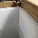 Geetery 5 Pcs Acrylic Clear Display Risers Pedestal Set for Wedding Decorations, Flowers, Jewelry, Collectibles, Cosmetics, Desserts, 5 Sizes