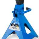 3 Ton (6,000 LBs) Automotive Jack Stands,Heavy Duty Steel Car Lifting Stand for Garages,Repair Shops,Adjustable Height 11.4"-16.8"