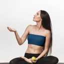 Geyoga 4 Pieces Strapless Bandeau Bra, Seamless Bralettes Stretchy Non Padded Bandeau Tube Top Bra for Women (Medium, Retro Colors)