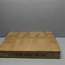 Floral Petal Design Side Table, 2-tier Cream Side Table with Metal Base, Minimalist Side Table for Living Room Sofa, Small Space