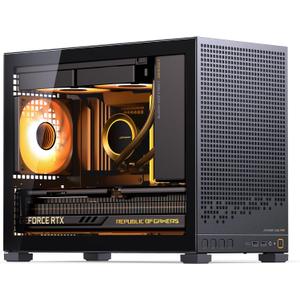 JONSBO D32 PRO Micro-ATX PC Case,High Compatibility Mini Desktop Case,A/B Mode for MB, Support MATX Back-Connect/BTF MB,365mm GPU/240AIO/163mm Air Cooler,ATX/SFX-L/SFX PSU, USB3.2 PC Gaming Case,Black