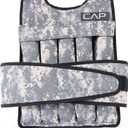 CAP Barbell 40-Pound Adjustable Weighted Vest, Camouflage
