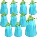 Adnee 10 Pack Water Filled Plant Protectors-19 x 17 Inch Reusable Wall of Water Plant Covers for Tomato Plants-Blue Early Season Insulating Plant Protective Cover for Outdoor Winter Freeze Protection