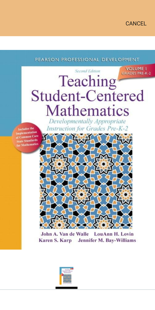 Teaching Student-Centered Mathematics: Developmentally Appropriate Instruction for Grades Pre-K-2 (Volume I) (2nd Edition) (Teaching Student-Centered Mathematics Series)