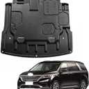 Front Engine Splash Shield Fit for 2015-2021 Kia Sedona Direct Replacement Engine Splash Guard Engine Guard Mud Flaps for Underbody Protection