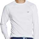 Speedo Men's Uv Swim Shirt Long Sleeve Fitness Rashguard, M