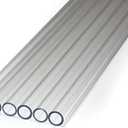 PrimoChill 3/8in. ID x 1/2in. OD Rigid PETG Tubing - 30 inches in Length (RTP12-630), Made with Premium Materials, Excellent Beginner Hardline for PC Watercooling, Made in The USA - 6 Pack - Clear
