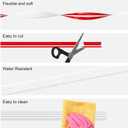 Raycity 2.3 in x20 FT Flexible Wall Guard & Edge Protector, White 90 Inside & Outside Corner Moulding Trim Caulk Strip, Peel and Stick molding Trim for Wall Edge, Ceiling, Countertop