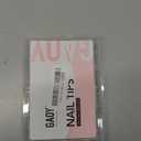 GAOY Medium Square Fake Gel Nail Tips, 12 Sizes False Full Cover Acrylic Press on Nails, 240Pcs Soft Half Matte Tips