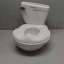 Summer Infant by Ingenuity My Size Potty Pro in White, Toddler Potty Training Toilet, Lifelike Flushing Sound, for Ages 18 Months+, Up to 50 Pounds