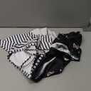 GINKANA Maternity Bikini Set Flounce Swimsuit Bathing Suit Top Swimwear Bottom Bathing Suits (Small, Dark Pink)