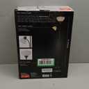 Globe Electric 67135 72" Torchiere Floor Lamp and Adjustable Reading Light, Matte Black, Frosted Shade, Dual Rotary Switch, 3-Step Dimming, Modern Lighting for Living Room or Office