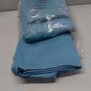 NICETOWN 100% Blackout Blinds, Laundry Room Decor Window Treatment Curtains, Thermal Insulated Energy Smart Drapes and Draperies for Villa, Hall and Studio, Sea Teal, Set of 2, 46 inches x 90 inches