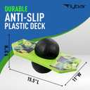 Flybar Pogo Trick Ball for Kids Balance Bounce Board with Anti-Slip Deck Pump Included - Indoor & Outdoor Toys for Boys and Girls Fun Way to Reduce Screen Time Supports up to 160 lbs Ages 6+