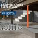 2 Pack Jack Post, House Floor Jack with 53"-93" Height Range, 18000 LBS Lifting Joist Beam Basement Jacks for Leveling, Lifting