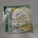 LEIFIDE Dog Chain Collar Gold 20 mm Wide Diamond Necklace for Medium Large Dogs (18 Inch)