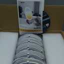 Ensenior 12 Pack 6 Inch LED Recessed Ceiling Light, Dimmable, 2700K-5000K 5CCT, 1200LM 12W 120V, High Brightness Canless Wafer Downlight - ETL&FCC&IC (2700k/3000k/3500k/4000k/5000k - 5cct White)